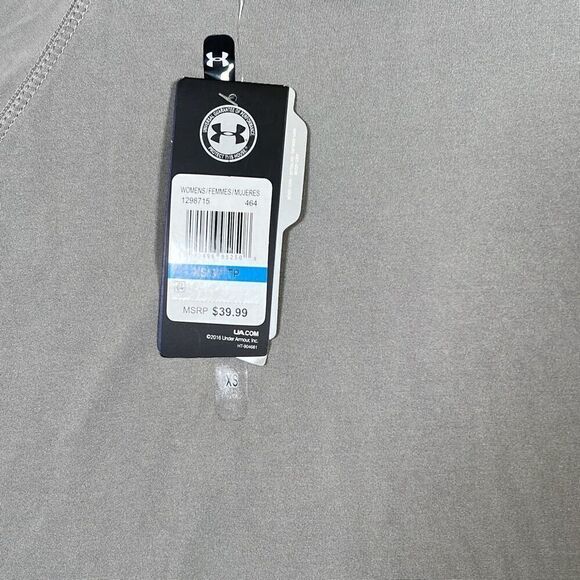 Under Armour Women's Gray Heatgear Velocity Twist Hoodie-women size XS -NWT - Picture 7 of 10